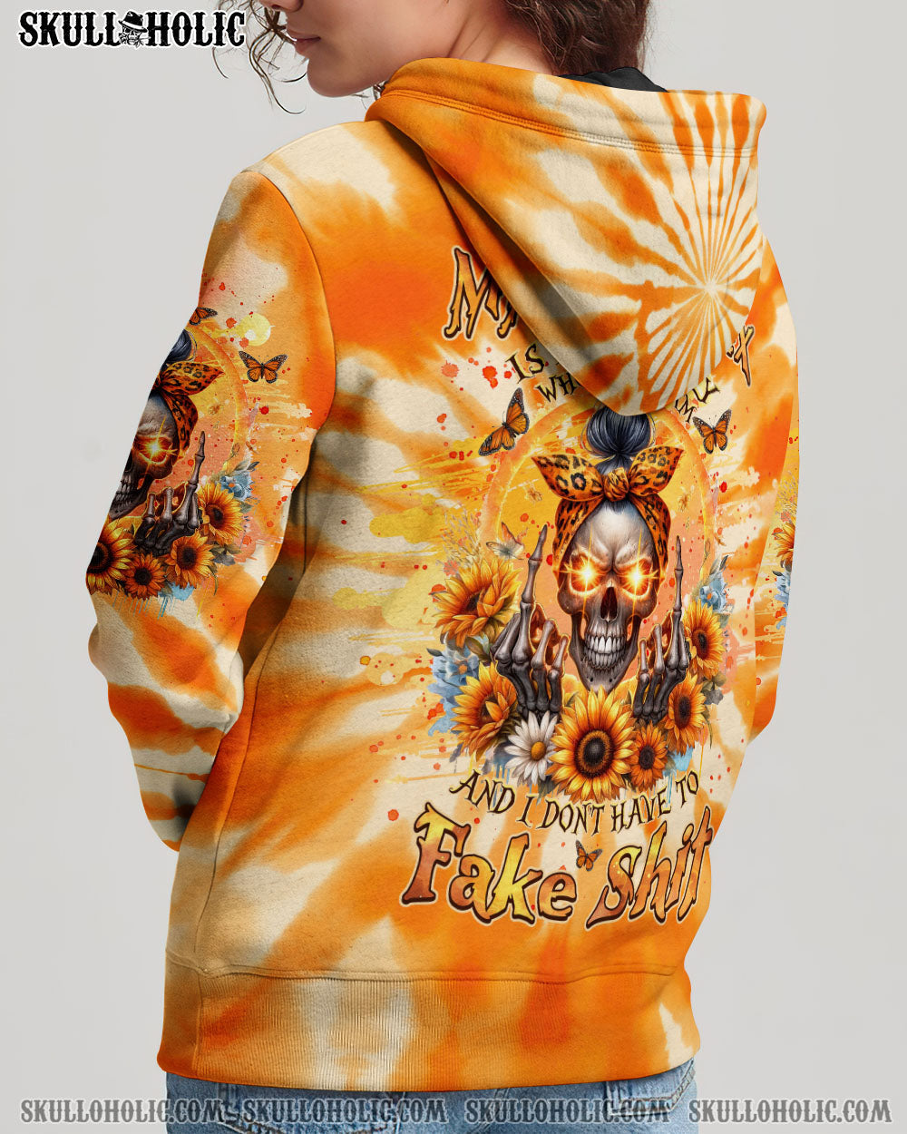 BLISSCORNERS KARMA FAIRY MESSY BUN ALL OVER PRINT