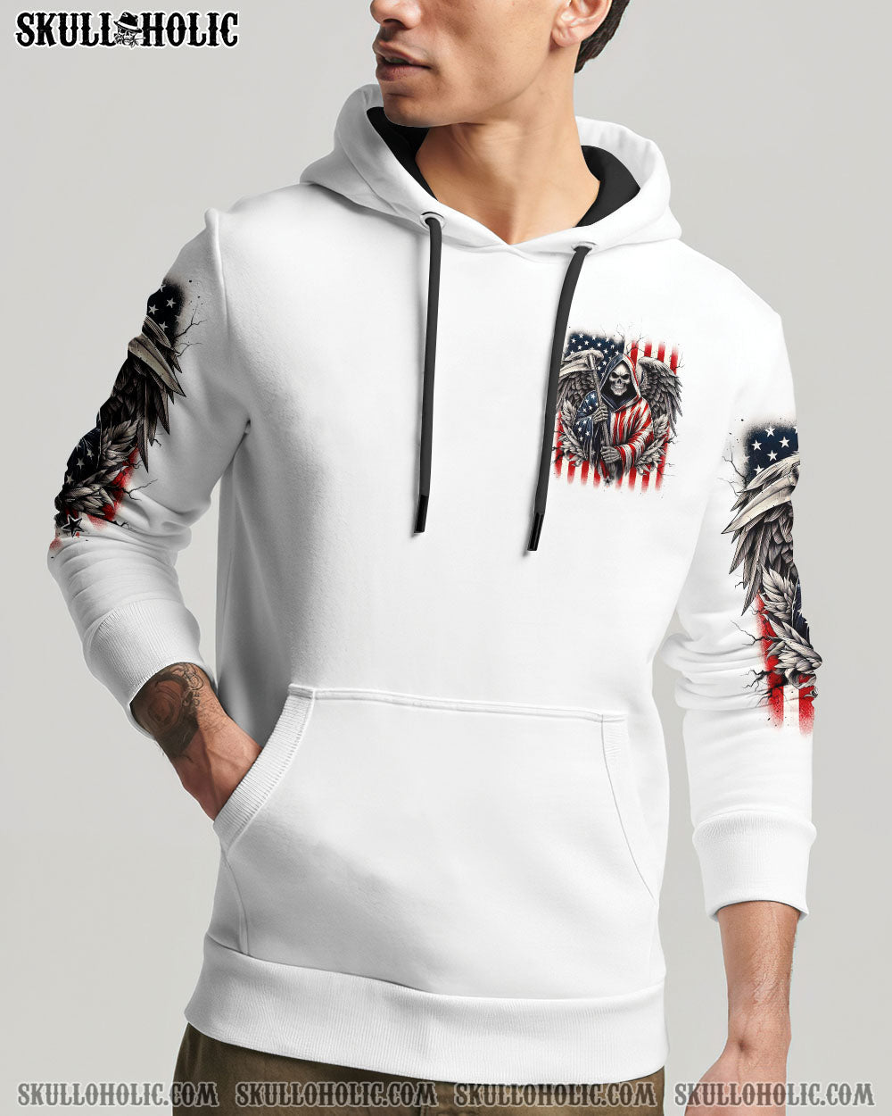 BLISSCORNERS AMERICA LIVE IT LOVE IT OR GET THE HELL OUT ALL OVER PRINT