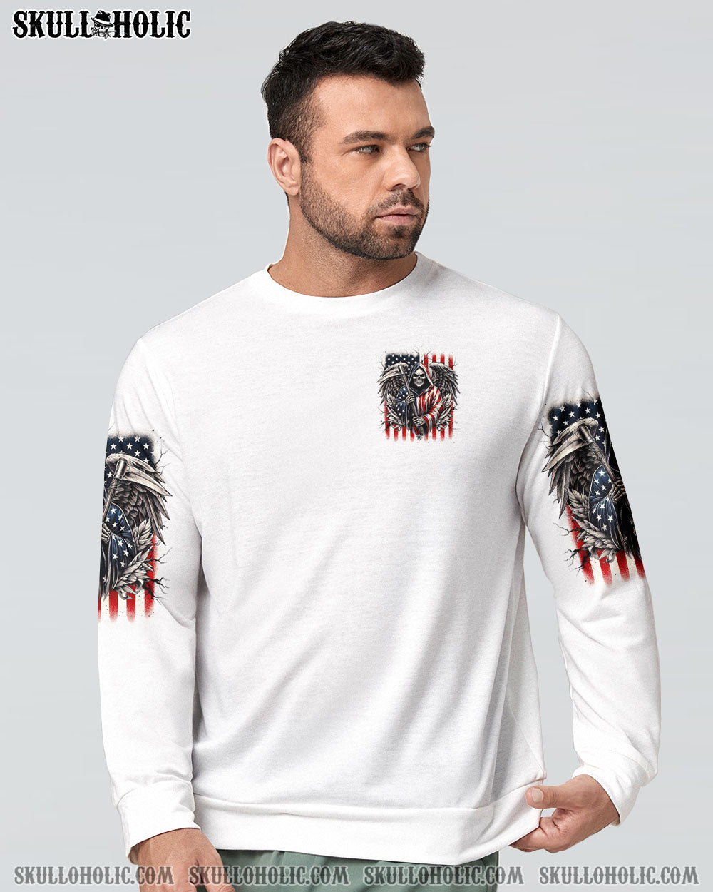 BLISSCORNERS AMERICA LIVE IT LOVE IT OR GET THE HELL OUT ALL OVER PRINT