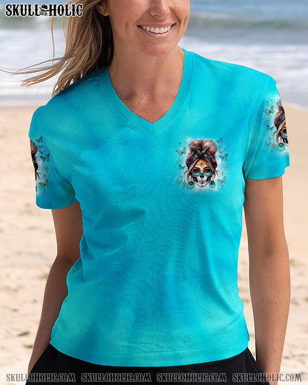 BLISSCORNERS DON'T TRY TO FIGURE ME OUT MESSY BUN ALL OVER PRINT