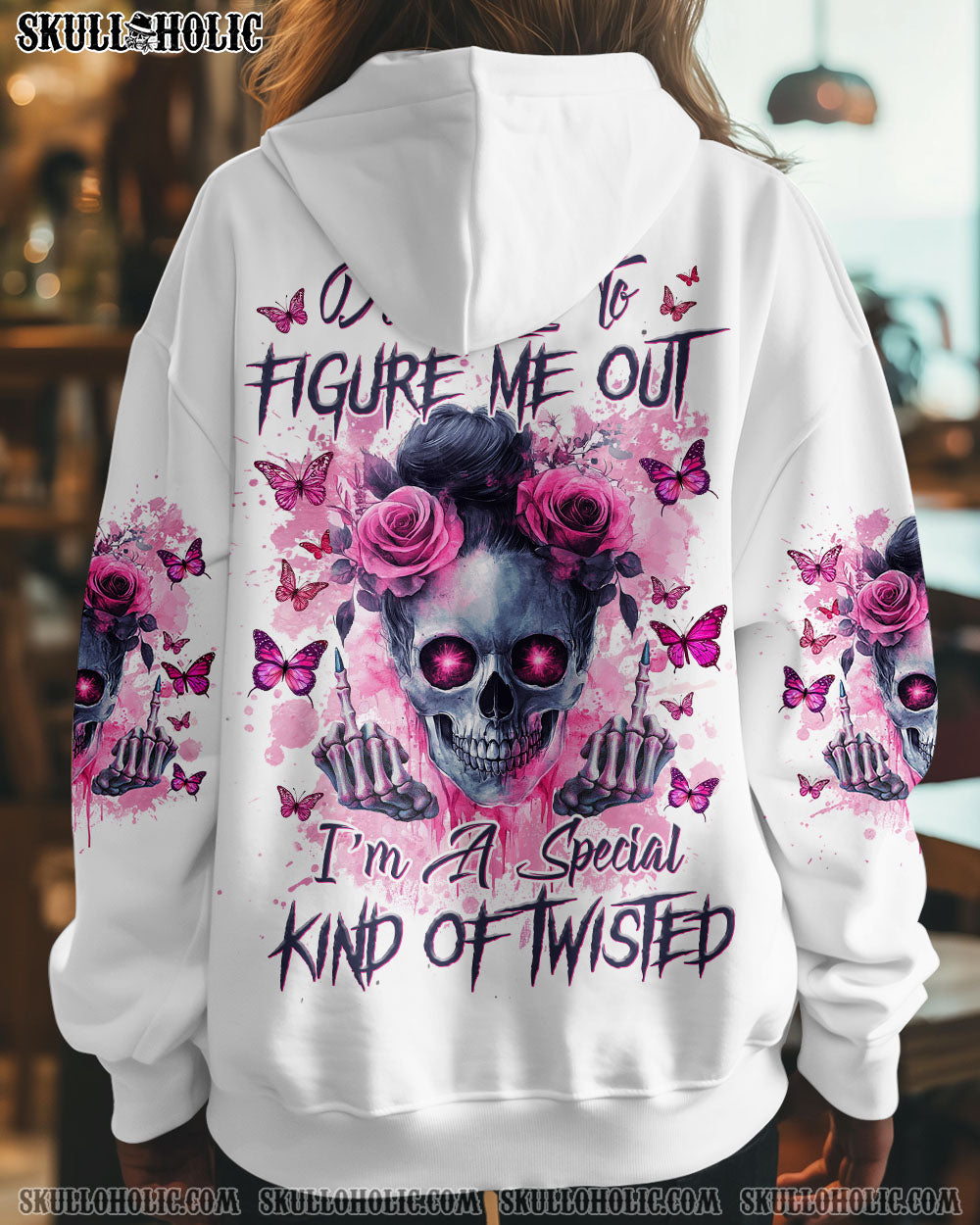 BLISSCORNERS (HOT DEAL) FRESH OUT OF FCKS MESSY BUN TIE DYE 2D
