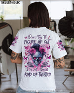 BLISSCORNERS (HOT DEAL) FRESH OUT OF FCKS MESSY BUN TIE DYE 2D
