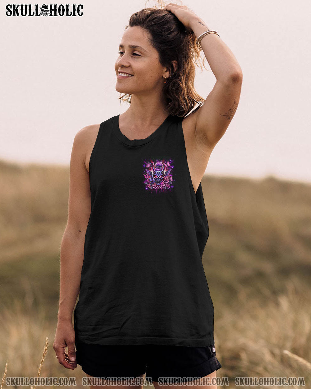 BLISSCORNERS I AM THE STORM MESSY BUN ALL OVER PRINT