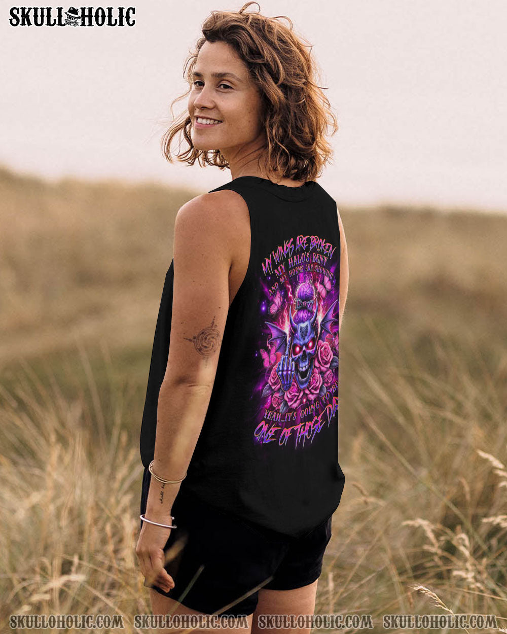 BLISSCORNERS I AM THE STORM MESSY BUN ALL OVER PRINT