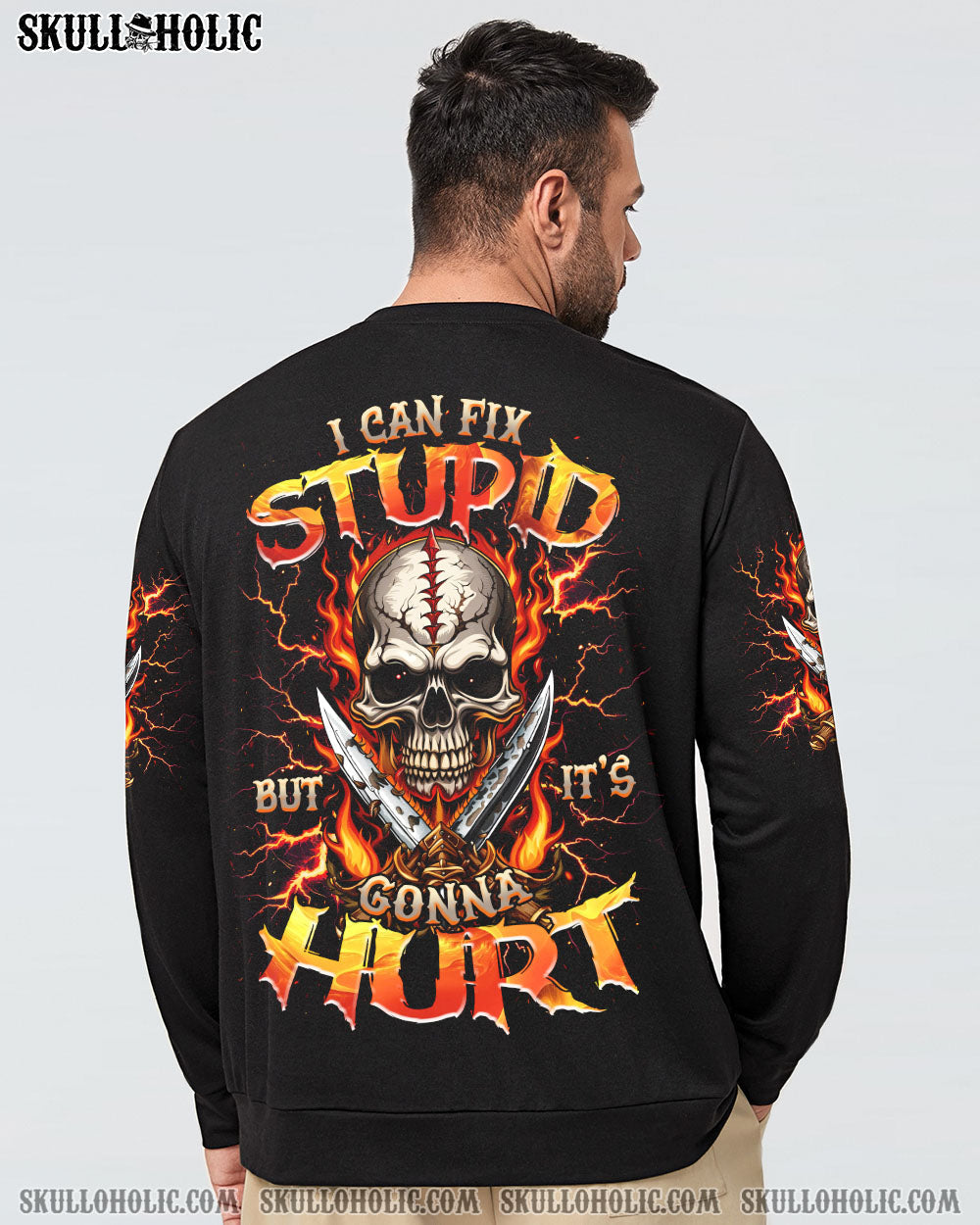 BLISSCORNERS I CAN FIX STUPID BUT IT'S GONNA HURT ALL OVER PRINT