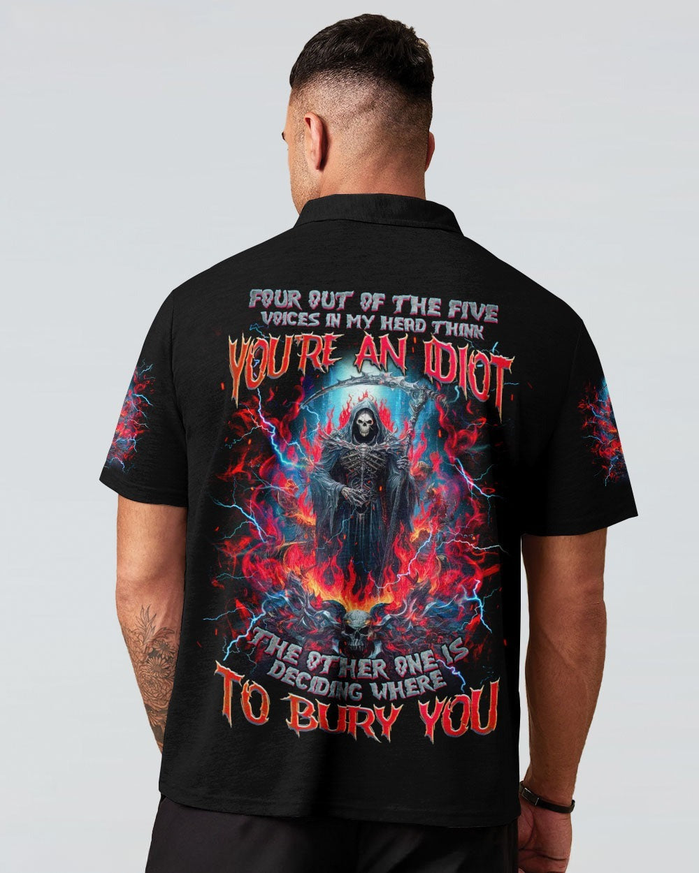 BLISSCORNERS BURY YOU SKULL REAPER ALL OVER PRINT