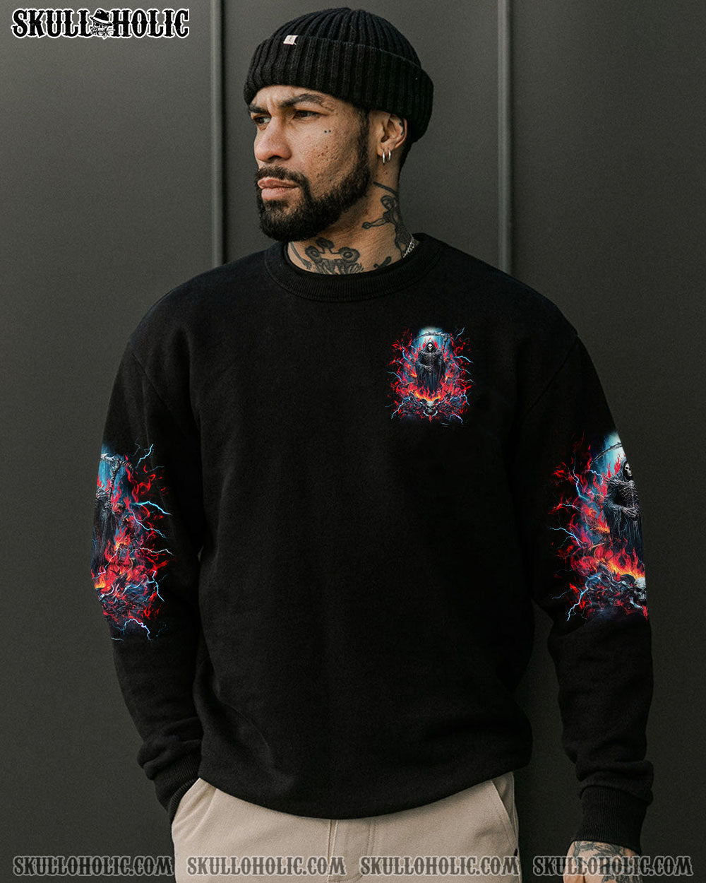 BLISSCORNERS BURY YOU SKULL REAPER ALL OVER PRINT