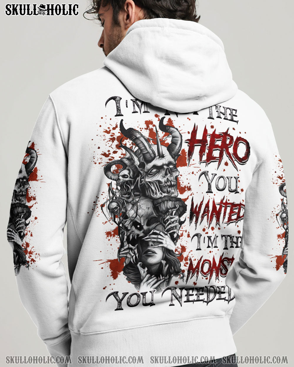 BLISSCORNERS I'M NOT THE HERO YOU WANTED ALL OVER PRINT