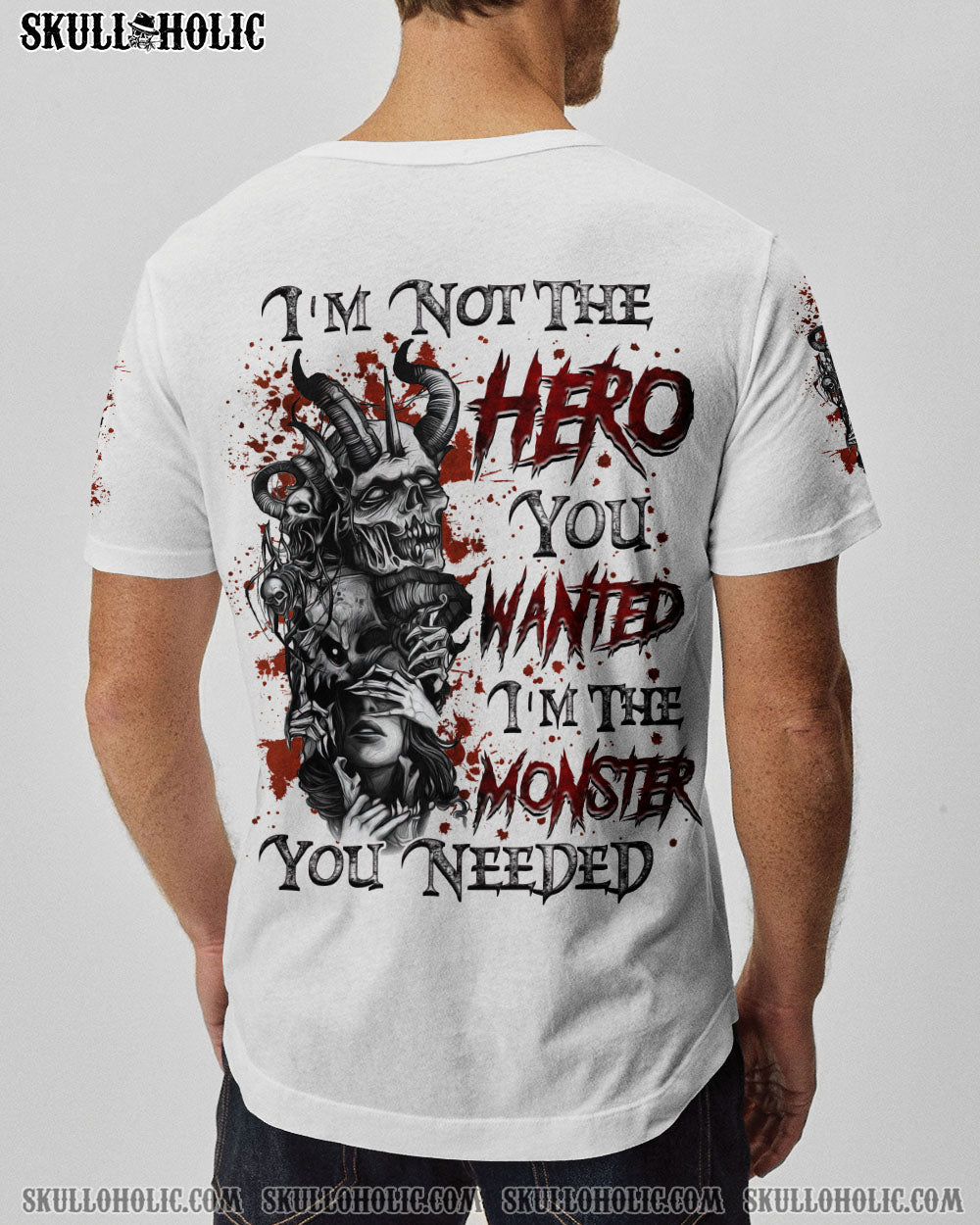 BLISSCORNERS I'M NOT THE HERO YOU WANTED ALL OVER PRINT