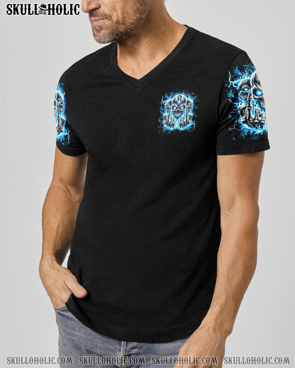 BLISSCORNERS YOUR FIRST MISTAKE MADLY FIRE SKULL ALL OVER PRINT