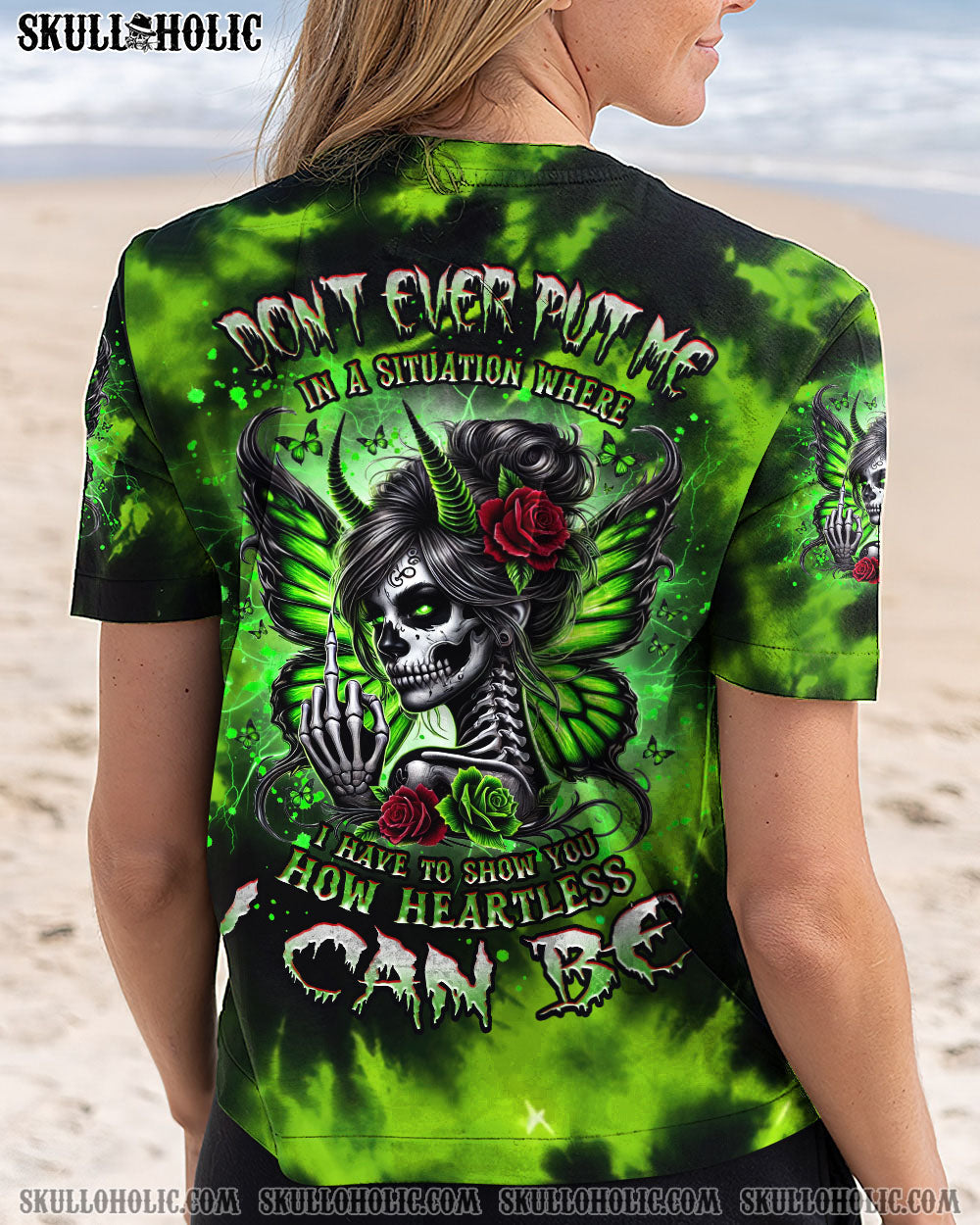 BLISSCORNERS ZERO F GIVEN SKULL MESSY BUN ALL OVER PRINT