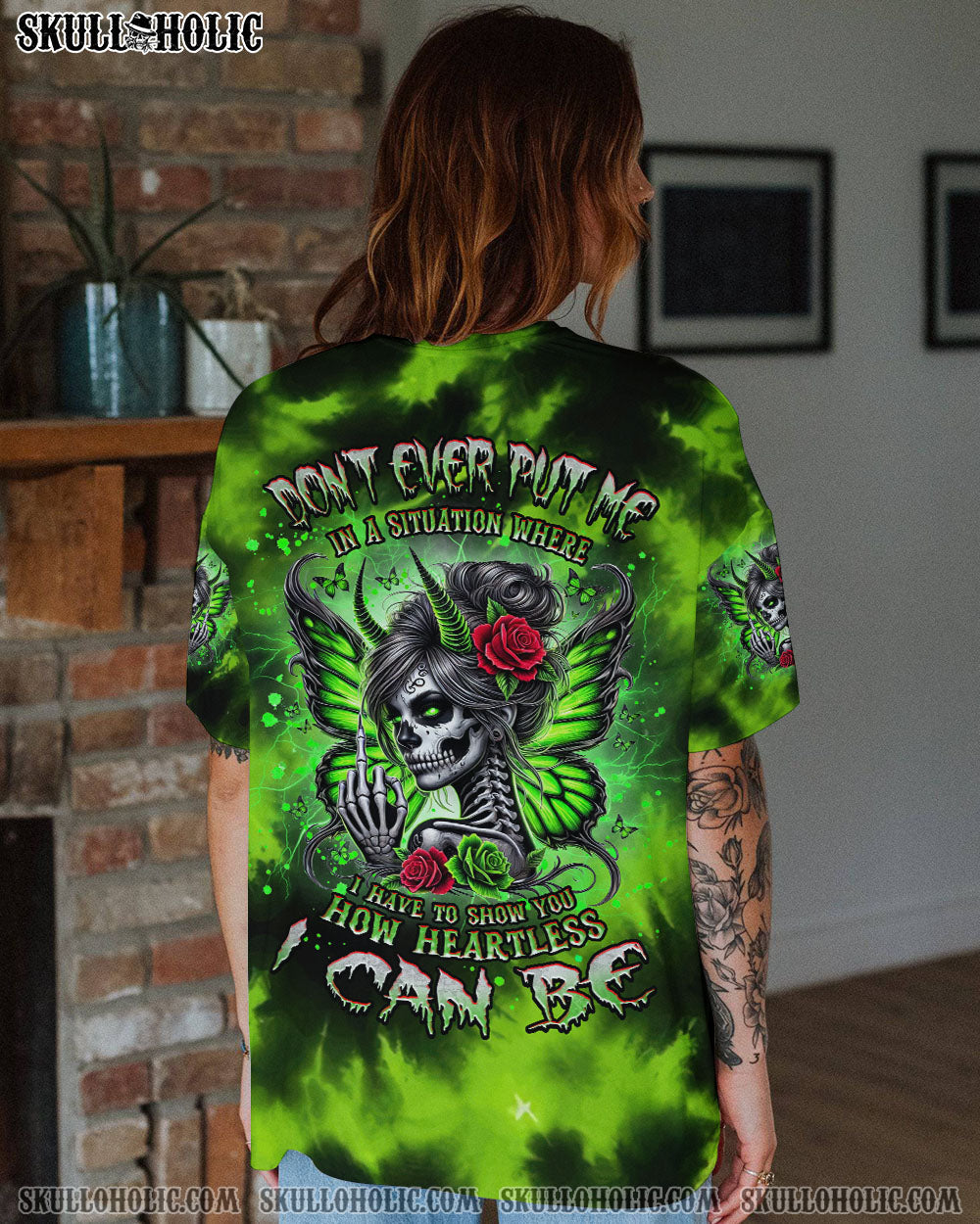BLISSCORNERS ZERO F GIVEN SKULL MESSY BUN ALL OVER PRINT