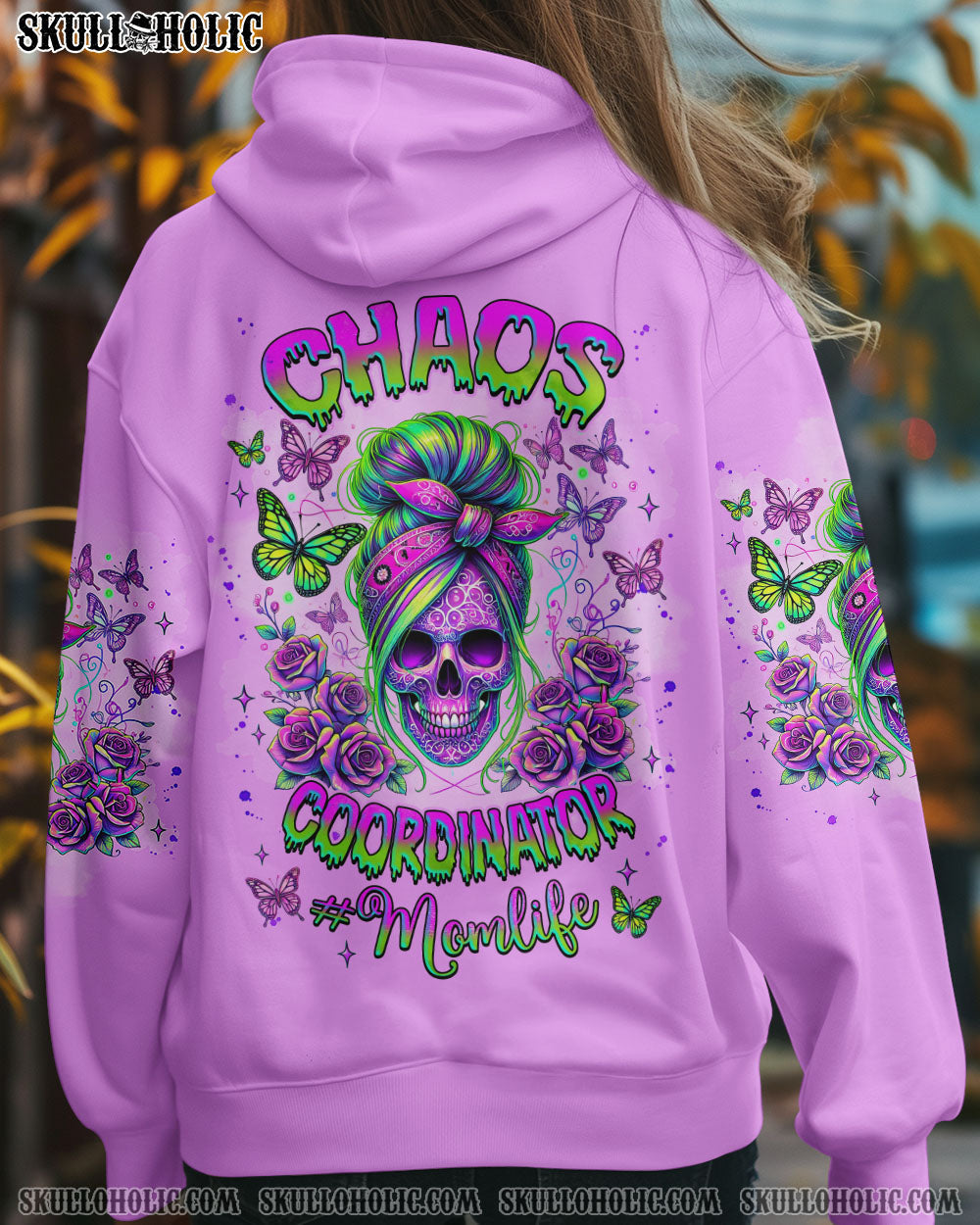 BLISSCORNERS CHAOS COORDINATOR MESSY BUN ALL OVER PRINT