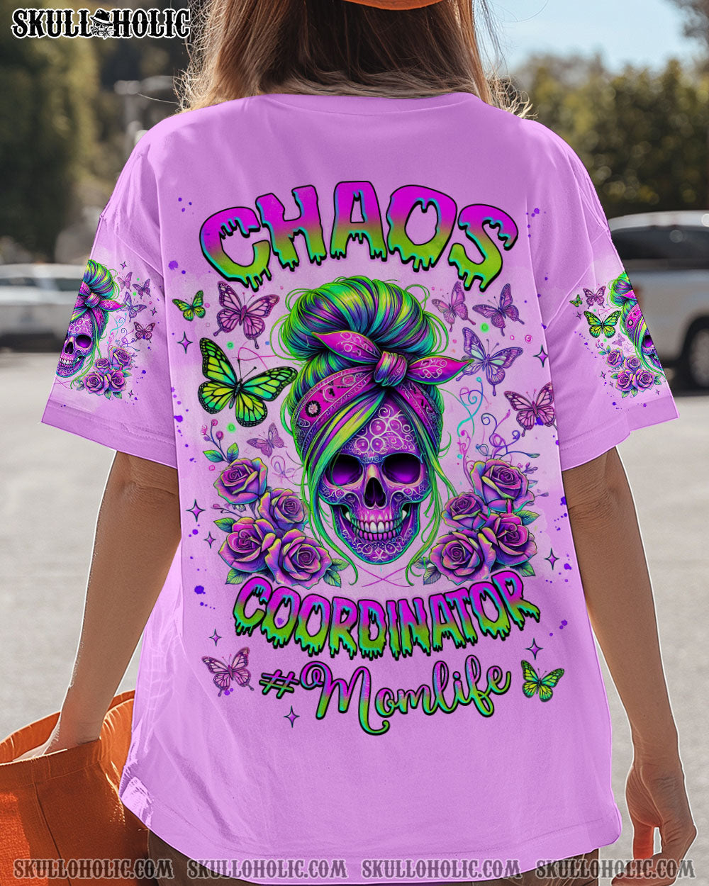 BLISSCORNERS CHAOS COORDINATOR MESSY BUN ALL OVER PRINT