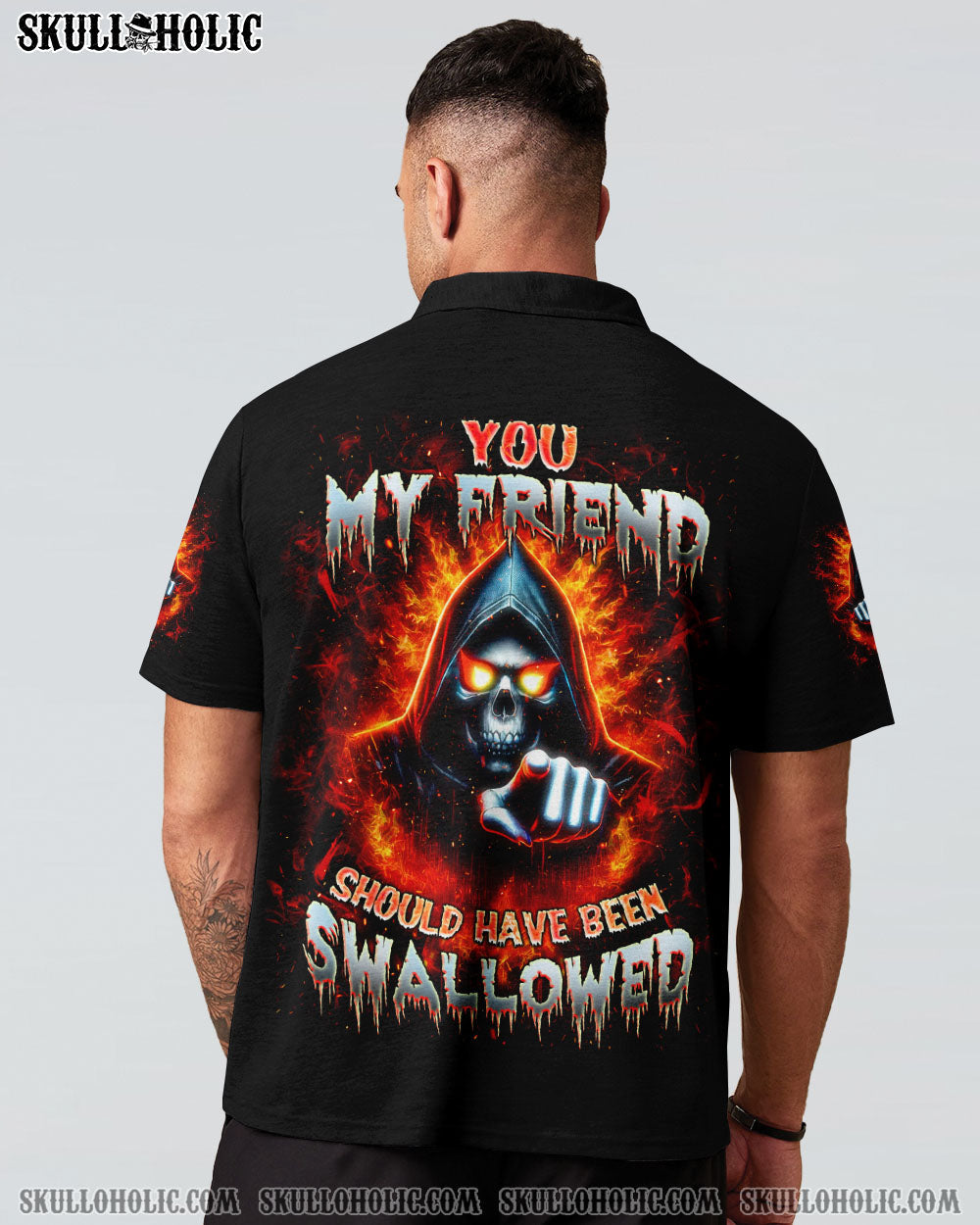 BLISSCORNERS YOU MY FRIEND SHOULD HAVE BEEN SWALLOWED ALL OVER PRINT