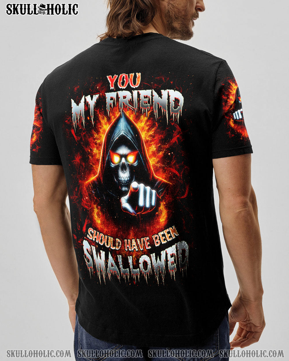 BLISSCORNERS YOU MY FRIEND SHOULD HAVE BEEN SWALLOWED ALL OVER PRINT