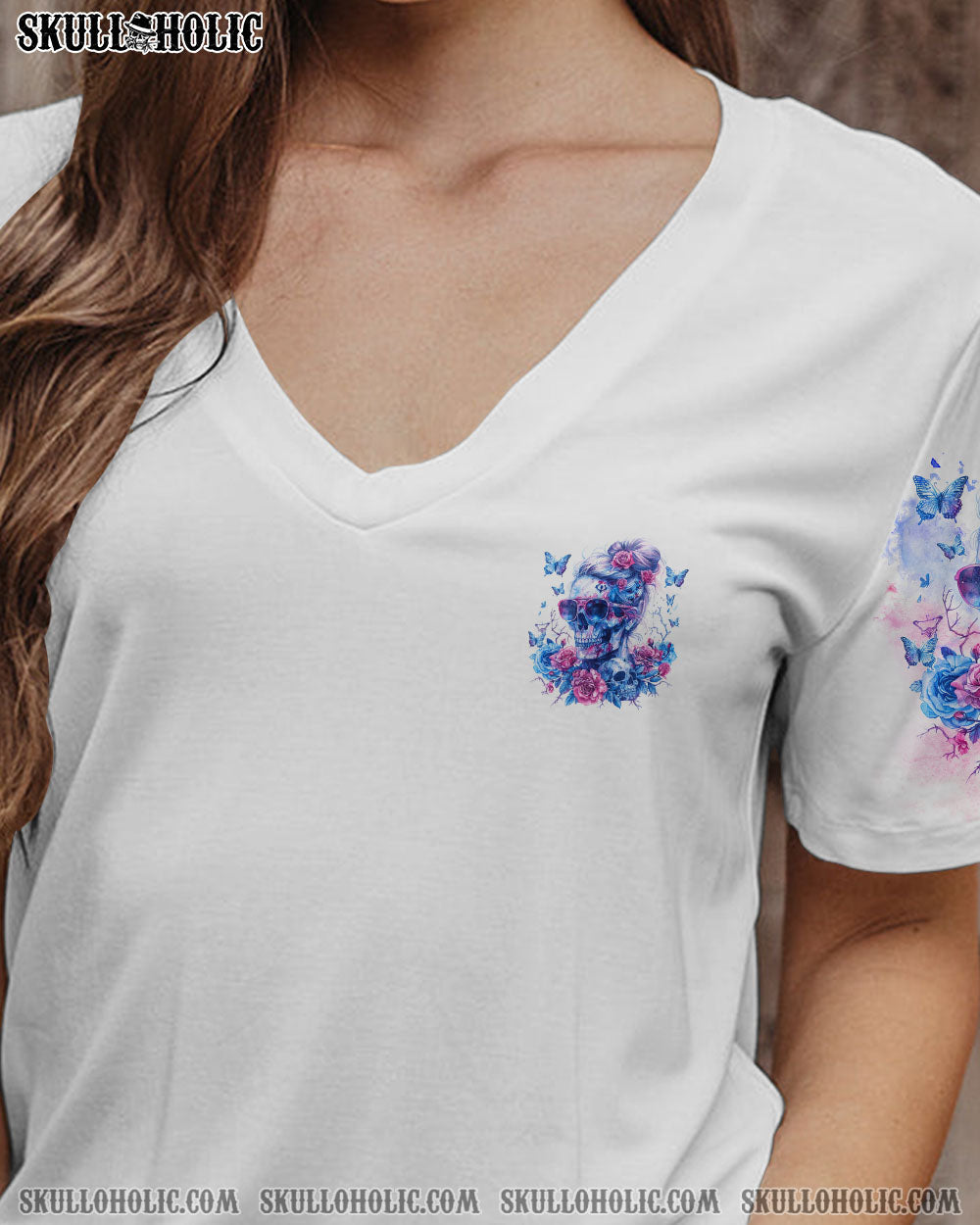 BLISSCORNERS MY BACK IS NOT A VOICEMAIL MESSY BUN SKULL ALL OVER PRINT