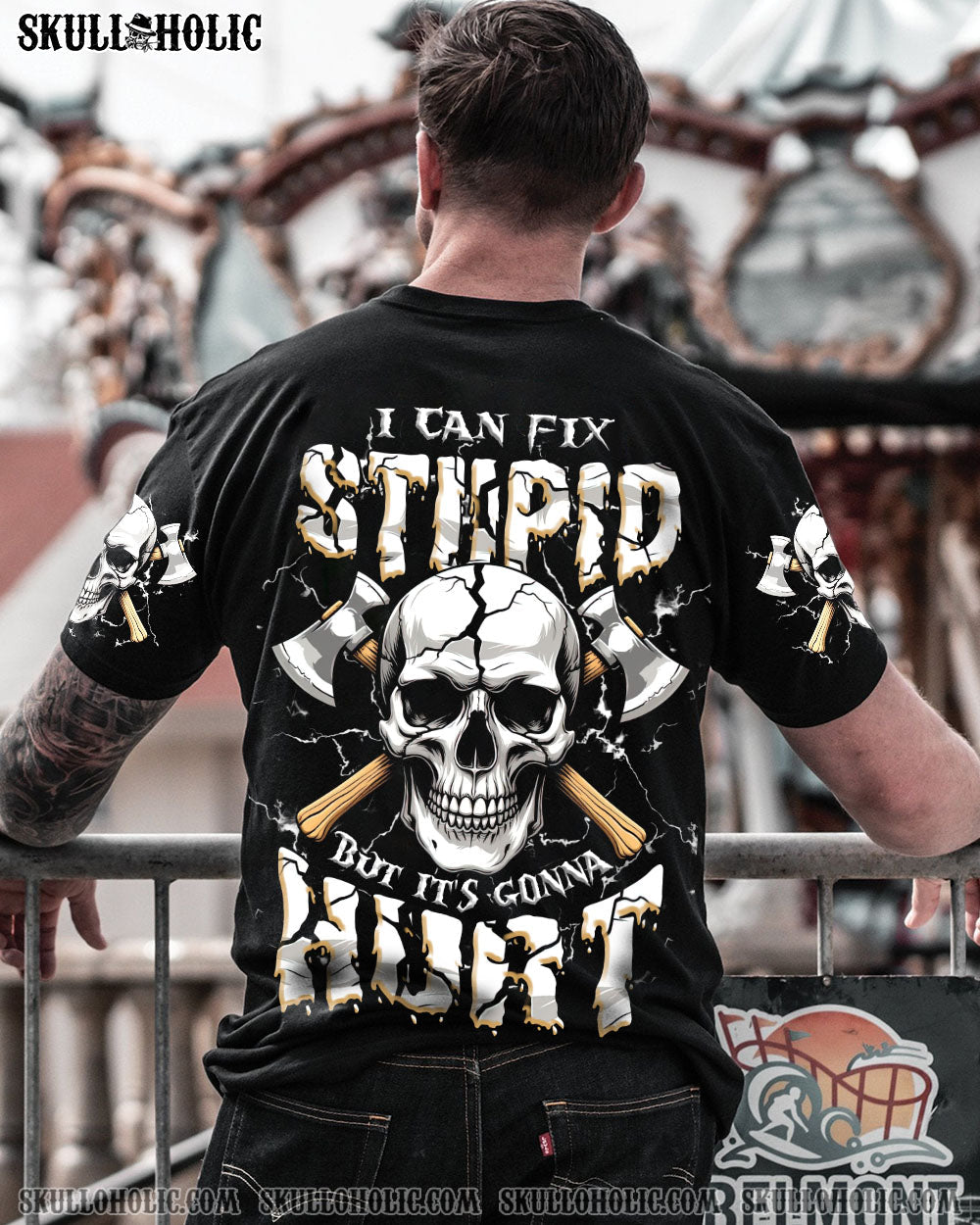 BLISSCORNERS I CAN FIX STUPID BUT IT'S GONNA HURT ALL OVER PRINT