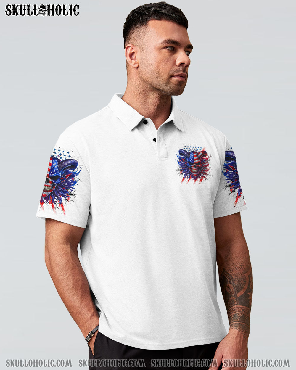 BLISSCORNERS YOUR DEMONS HIDE UNDER YOUR BED SKULL ALL OVER PRINT