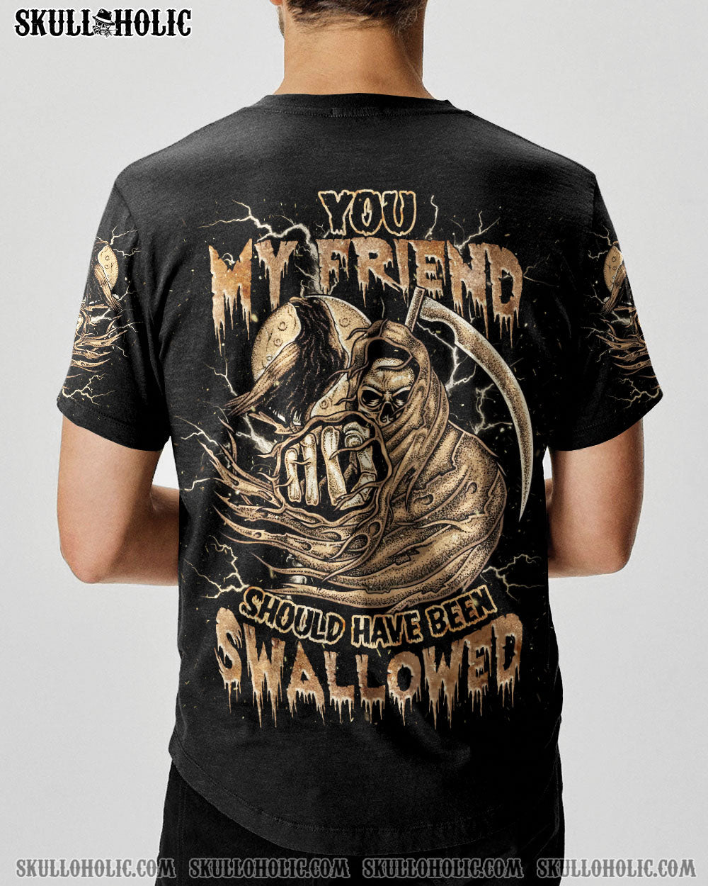 BLISSCORNERS YOU MY FRIEND SHOULD HAVE BEEN SWALLOWED ALL OVER PRINT