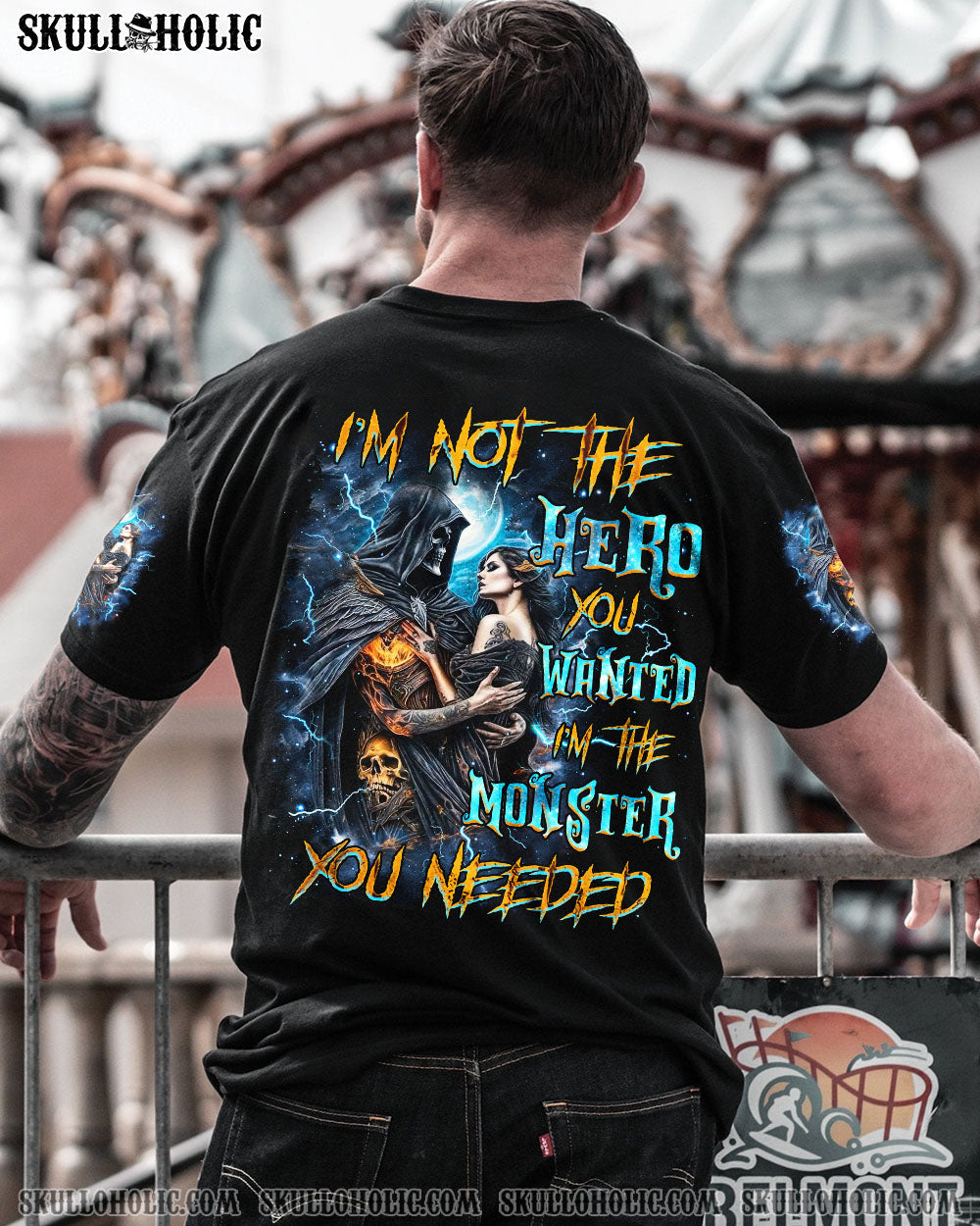 BLISSCORNERS I'M NOT THE HERO YOU WANTED ALL OVER PRINT