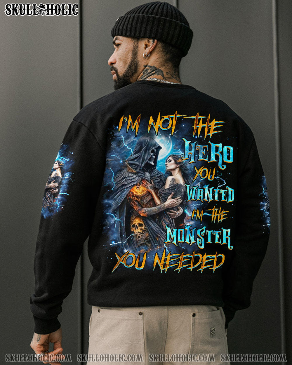 BLISSCORNERS I'M NOT THE HERO YOU WANTED ALL OVER PRINT