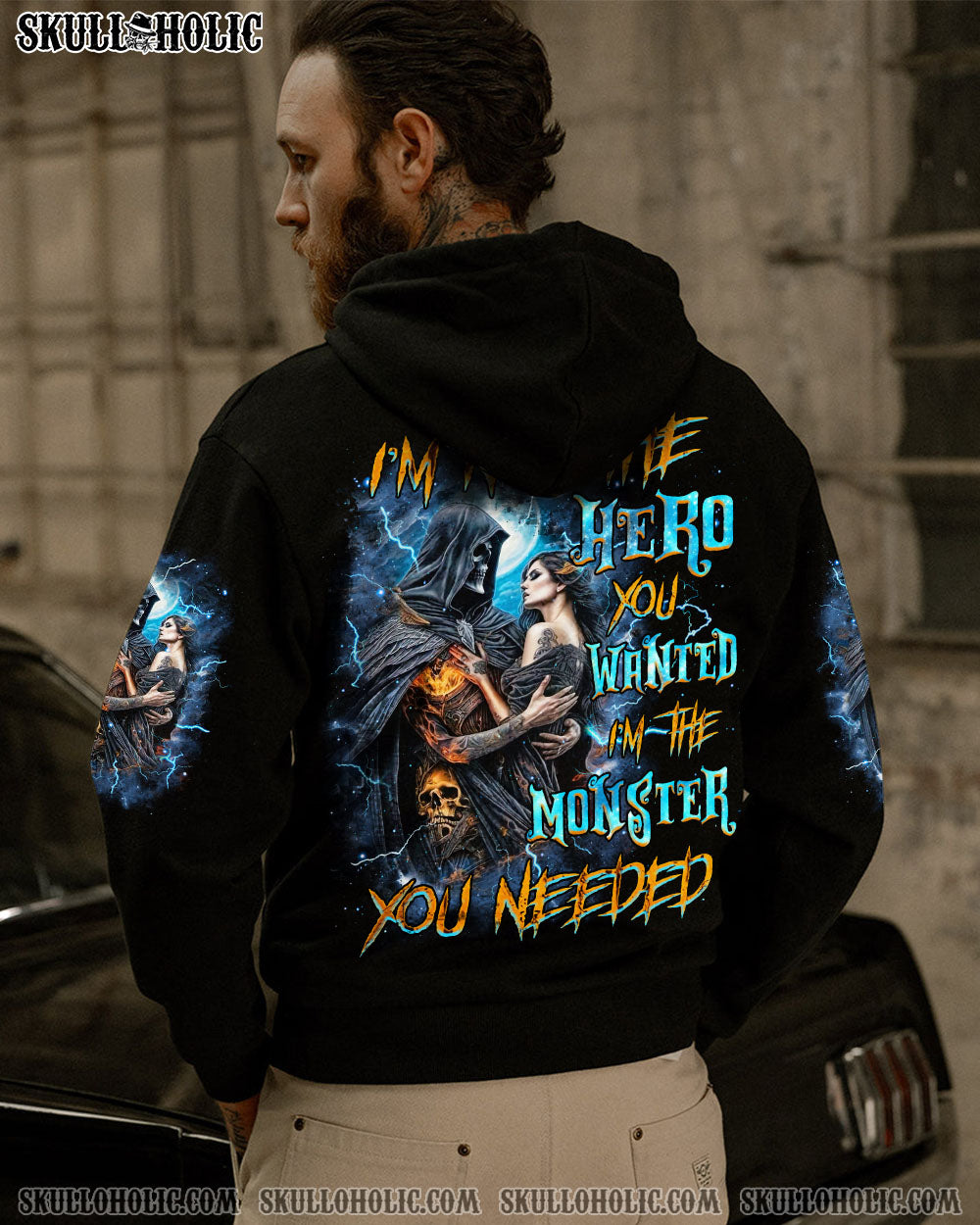 BLISSCORNERS I'M NOT THE HERO YOU WANTED ALL OVER PRINT