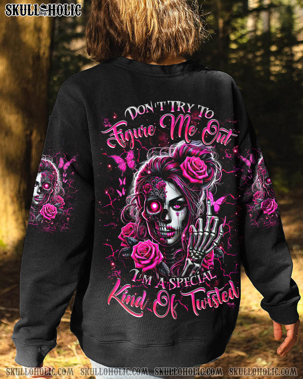 BLISSCORNERS I'M A B DON'T TRY ME MESSY BUN ALL OVER PRINT