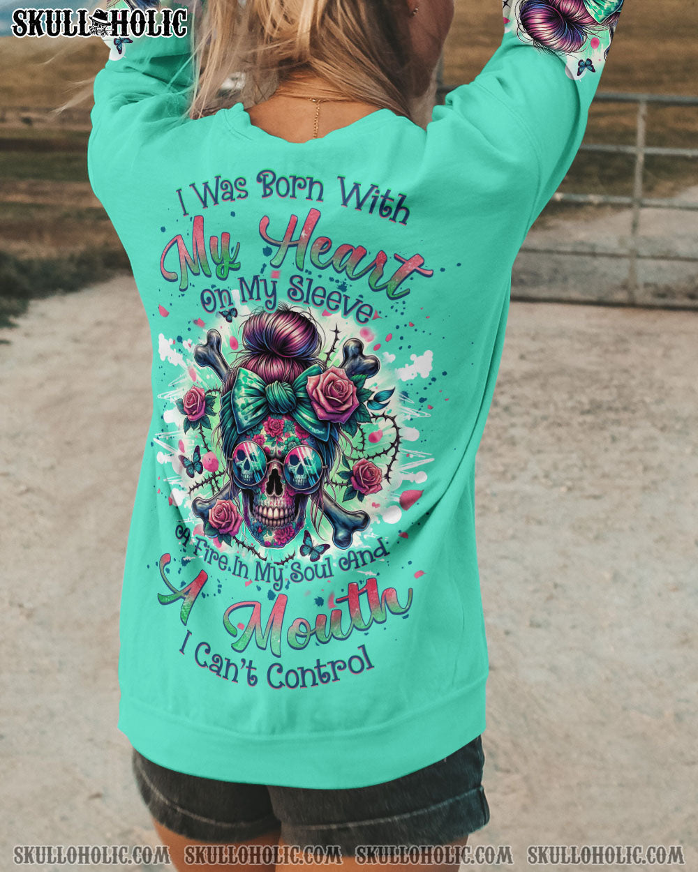 BLISSCORNERS IT'S GOING TO BE ONE OF THOSE DAYS MESSY BUN ALL OVER PRINT