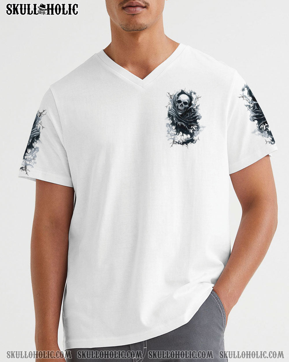 BLISSCORNERS THE MONSTERS SLEEPING BEHIND MY SMILE SKULL ALL OVER PRINT