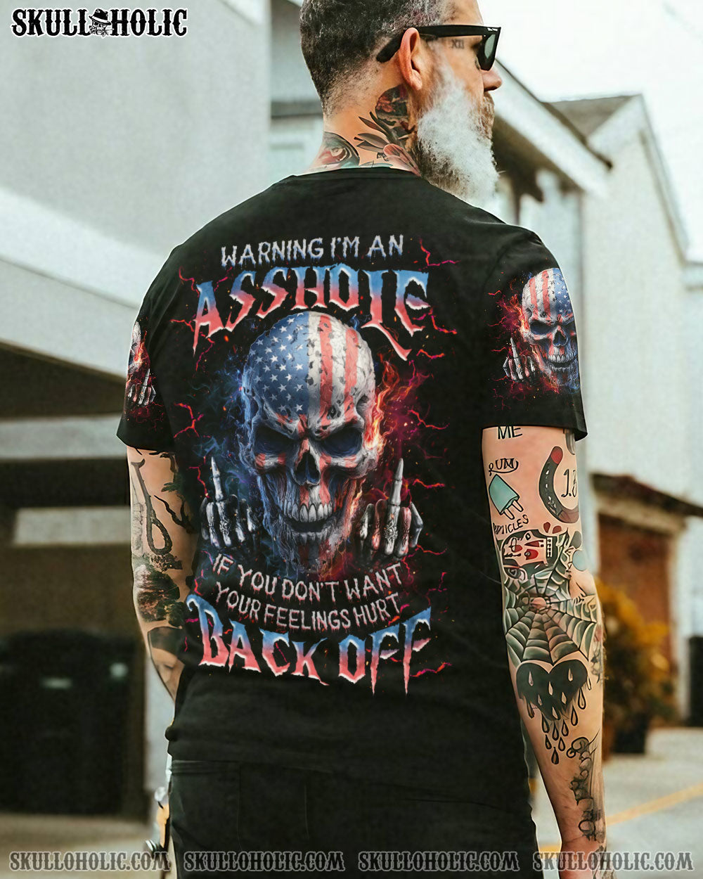 BLISSCORNERS WARNING I'M AN A SKULL ALL OVER PRINT -  TLNZ3105251