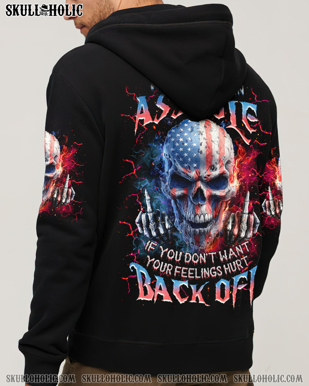 BLISSCORNERS WARNING I'M AN A SKULL ALL OVER PRINT -  TLNZ3105251