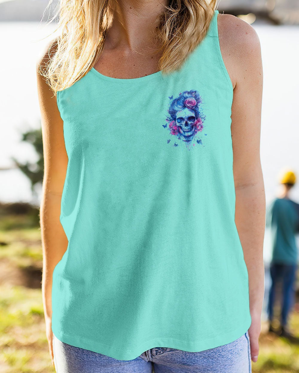 BLISSCORNERS YES I'M A B BUT NOT YOURS MESSY BUN SKULL ALL OVER PRINT