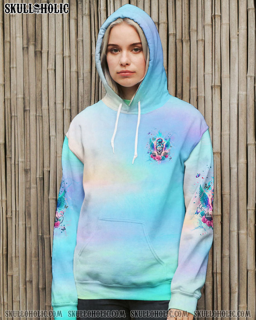 BLISSCORNERS THE GOOD GIRL IN ME MESSY BUN TIE DYE ALL OVER PRINT