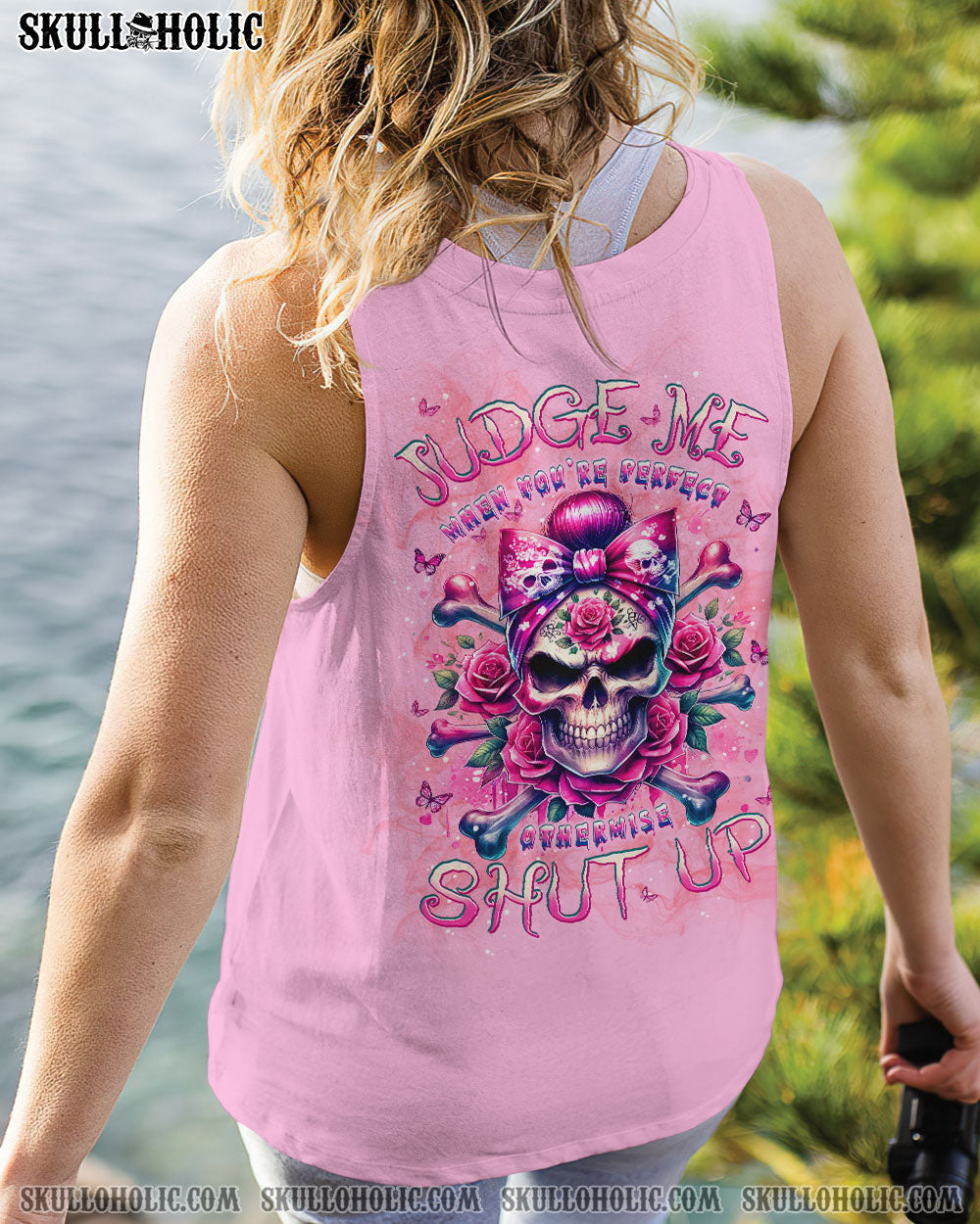 BLISSCORNERS YOU COULDN'T HANDLE ME MESSY BUN ALL OVER PRINT