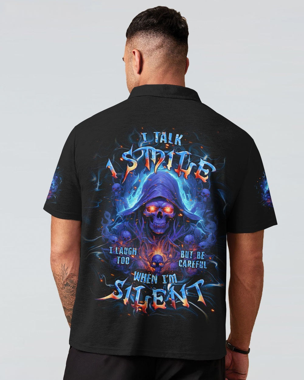 BLISSCORNERS BE CAREFUL WHEN I'M SILENT REAPER ALL OVER PRINT