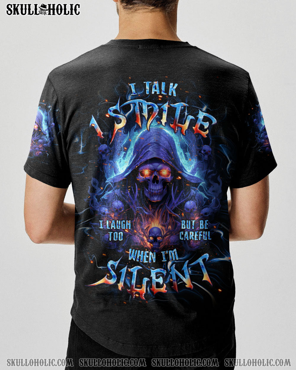 BLISSCORNERS BE CAREFUL WHEN I'M SILENT REAPER ALL OVER PRINT