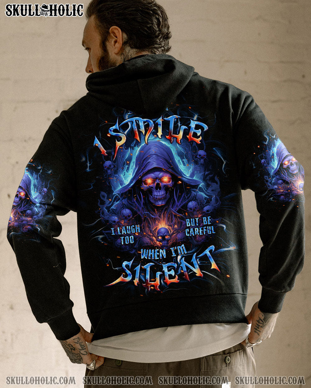 BLISSCORNERS BE CAREFUL WHEN I'M SILENT REAPER ALL OVER PRINT