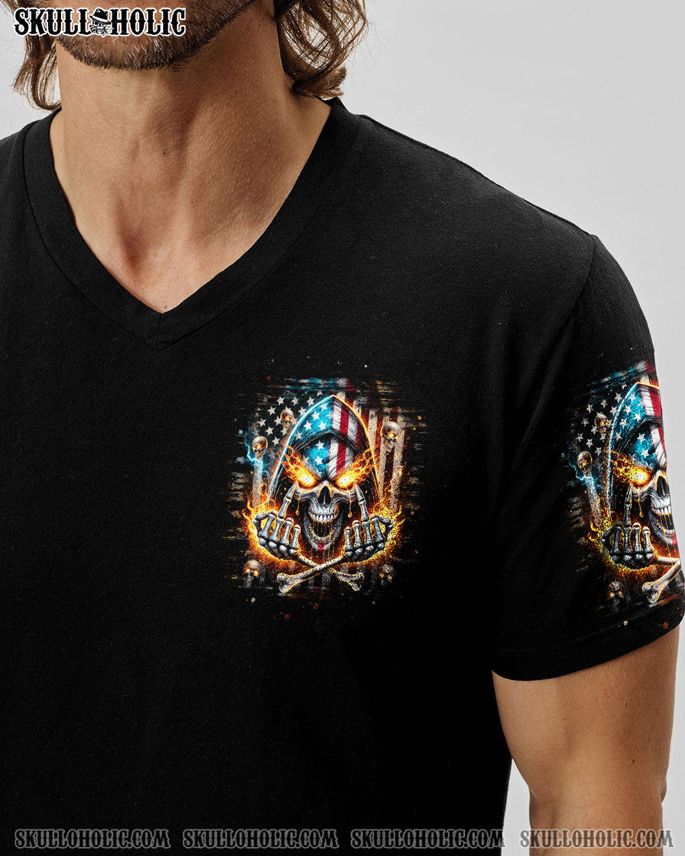 BLISSCORNERS JUST KIDDING I STILL AM SKULL REAPER ALL OVER PRINT