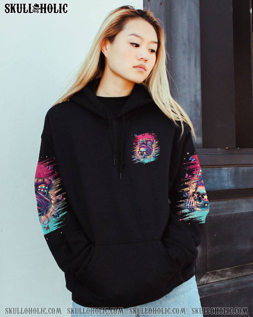 BLISSCORNERS I'M A B DON'T TRY ME MESSY BUN ALL OVER PRINT