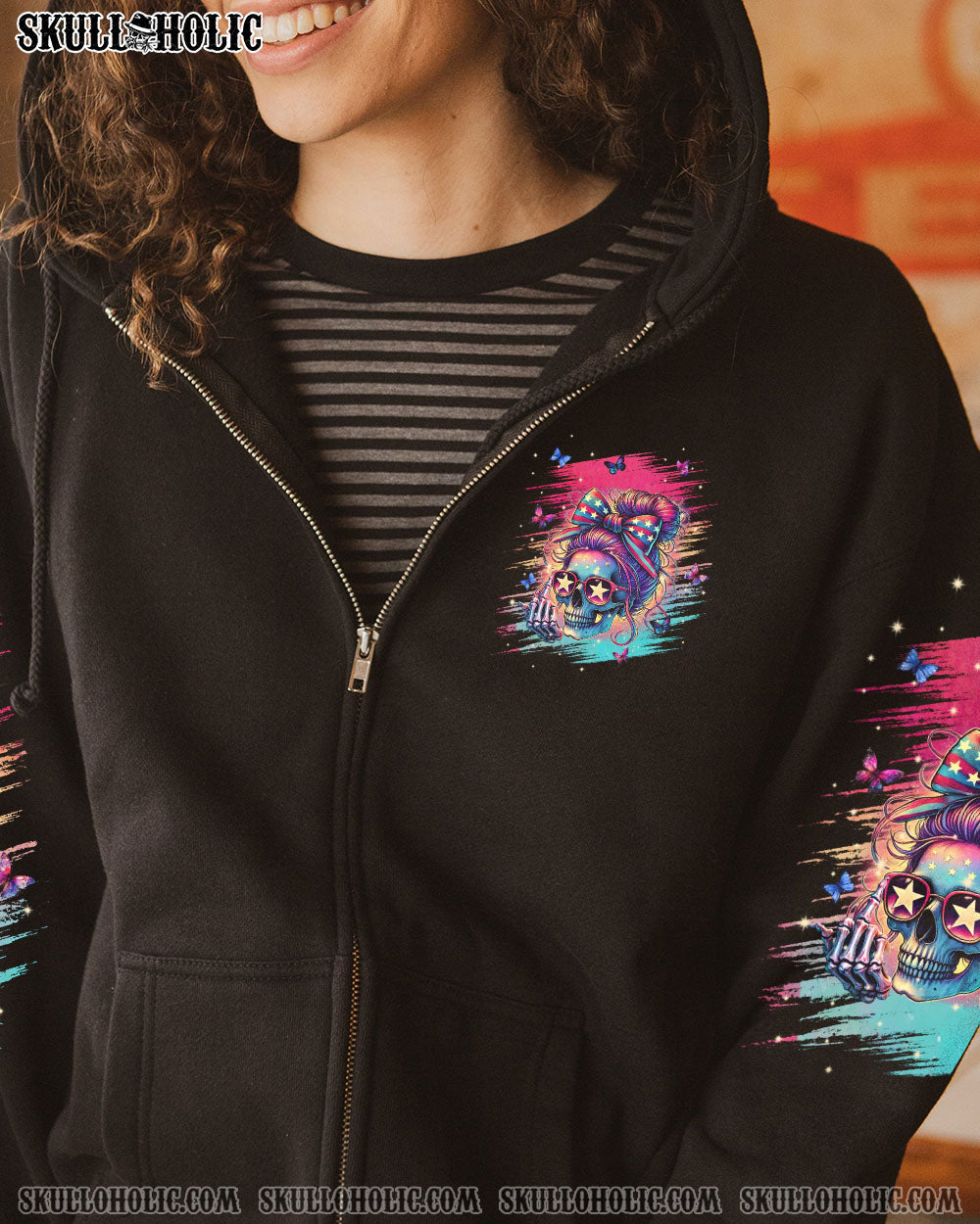 BLISSCORNERS I'M A B DON'T TRY ME MESSY BUN ALL OVER PRINT