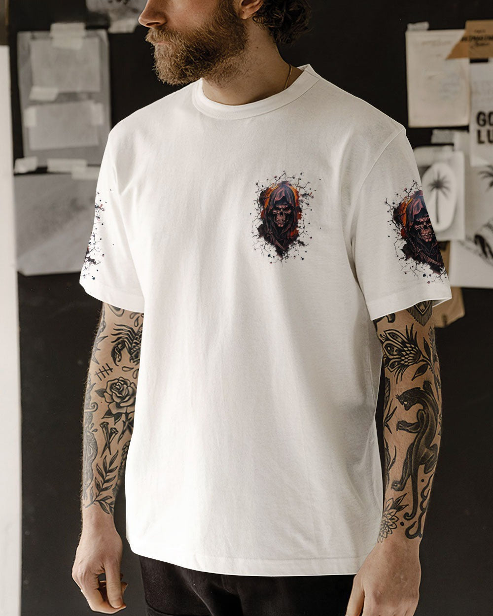 BLISSCORNERS NOT EVERYONE LIKES ME SKULL REAPER ALL OVER PRINT