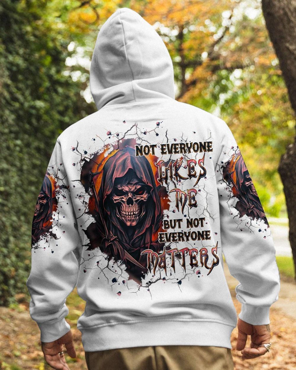 BLISSCORNERS NOT EVERYONE LIKES ME SKULL REAPER ALL OVER PRINT