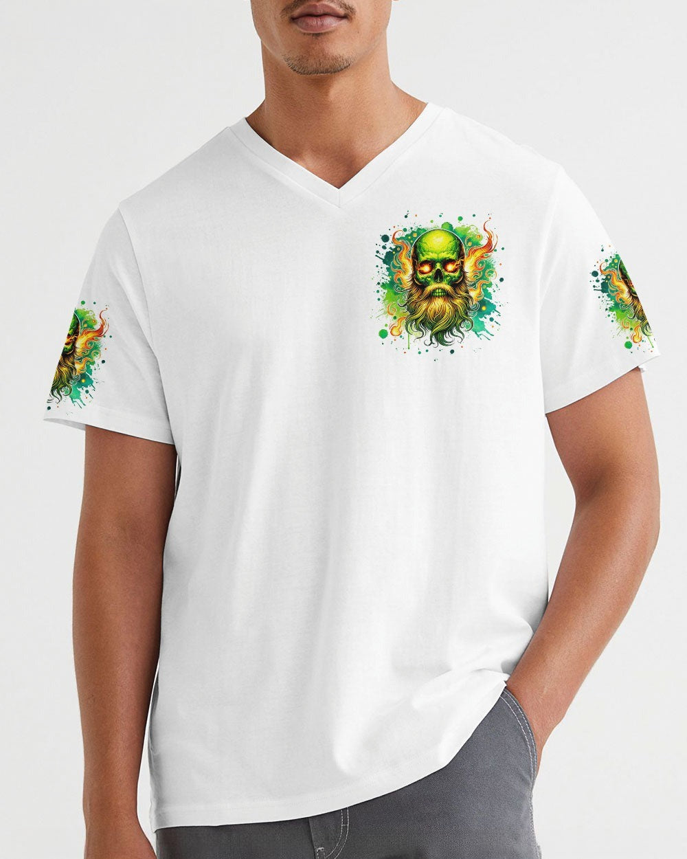 BLISSCORNERS WARNING I'M AN A OLD SKULL ALL OVER PRINT