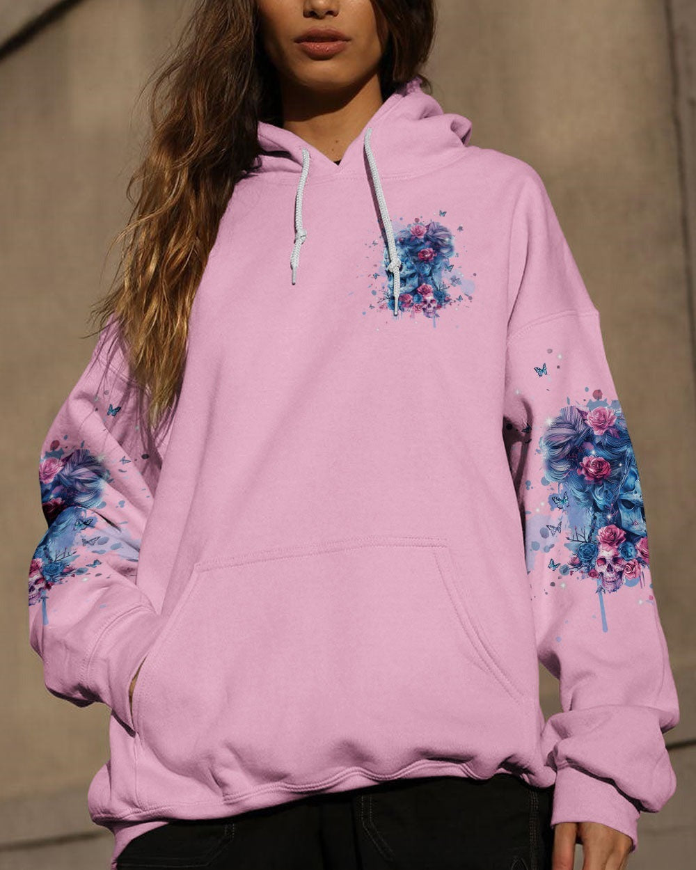 BLISSCORNERS F-BOMB MOM MESSY BUN SKULL ALL OVER PRINT