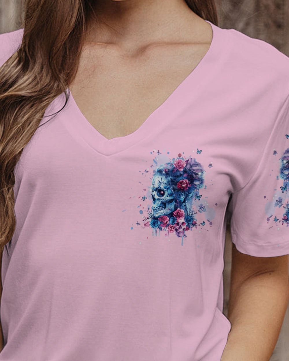 BLISSCORNERS F-BOMB MOM MESSY BUN SKULL ALL OVER PRINT
