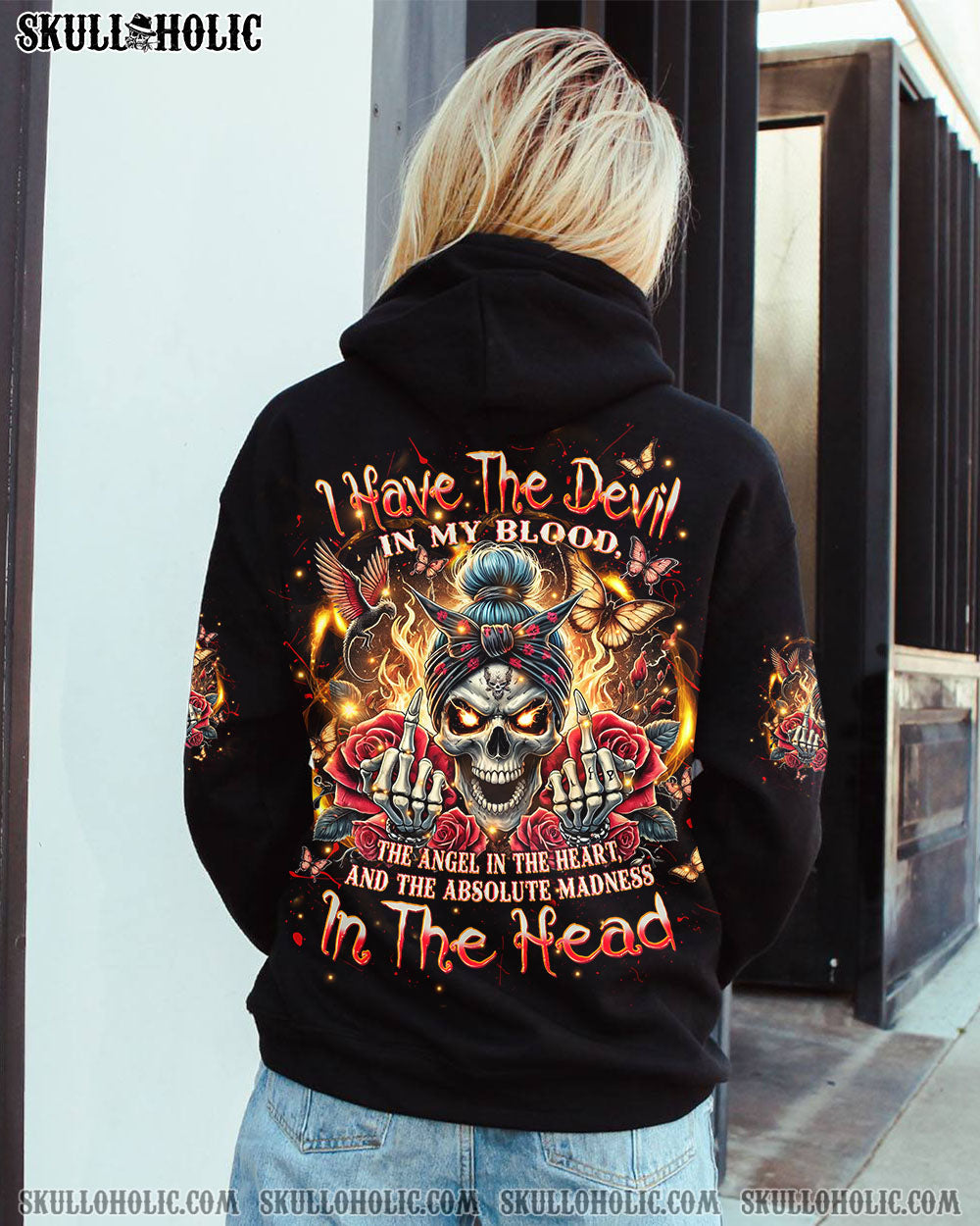 BLISSCORNERS I AM WHO I AM YOUR APPROVAL ISN'T NEEDED MESSY BUN ALL OVER PRINT