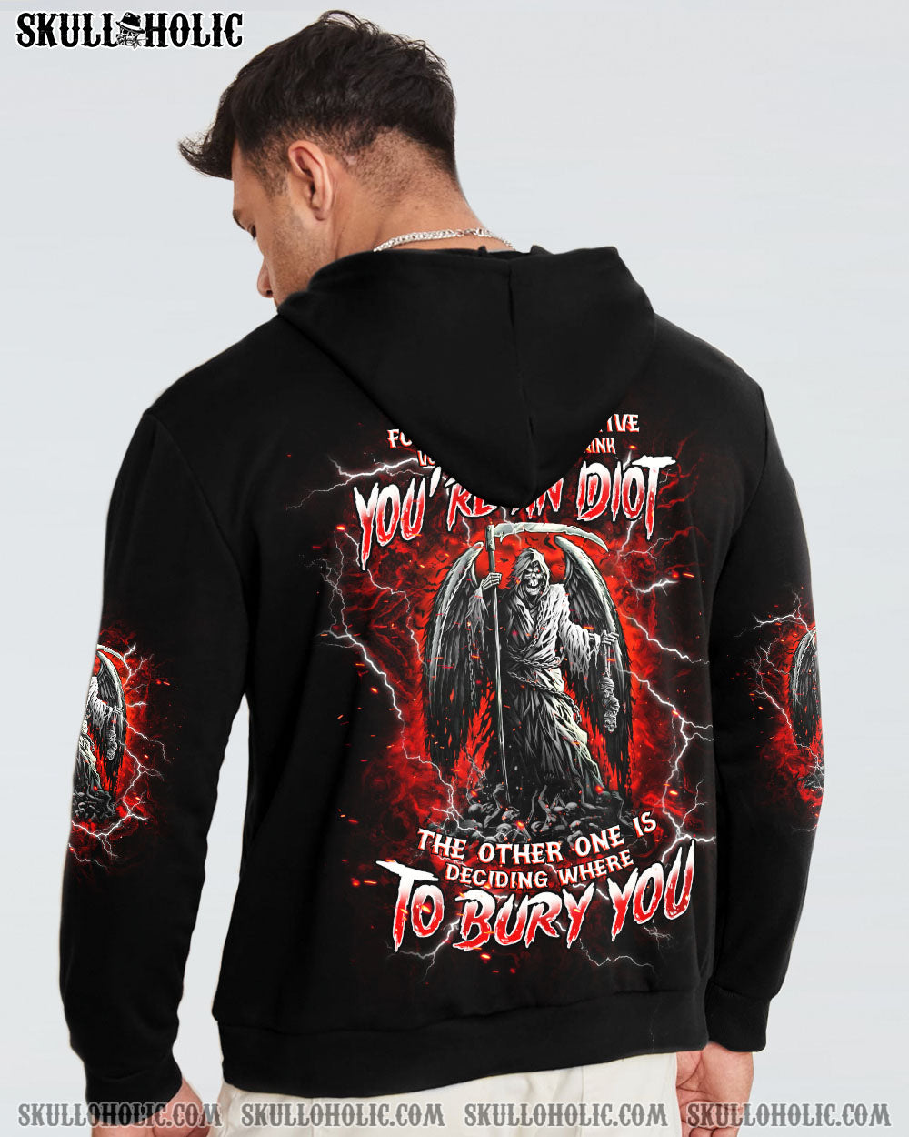 BLISSCORNERS BURY YOU SKULL REAPER ALL OVER PRINT