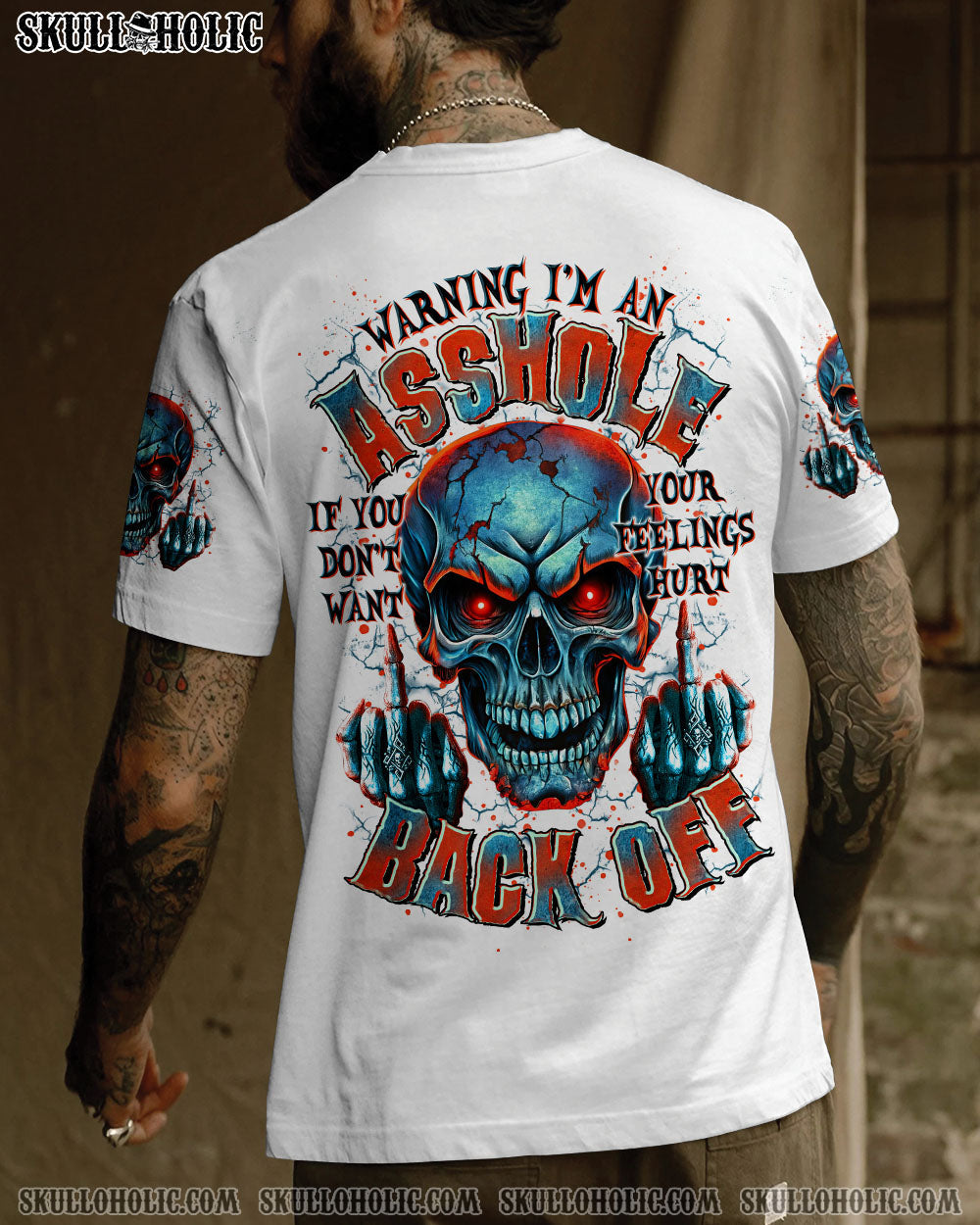 BLISSCORNERS WARNING I'M AN A SKULL ALL OVER PRINT -  TLTR0206251