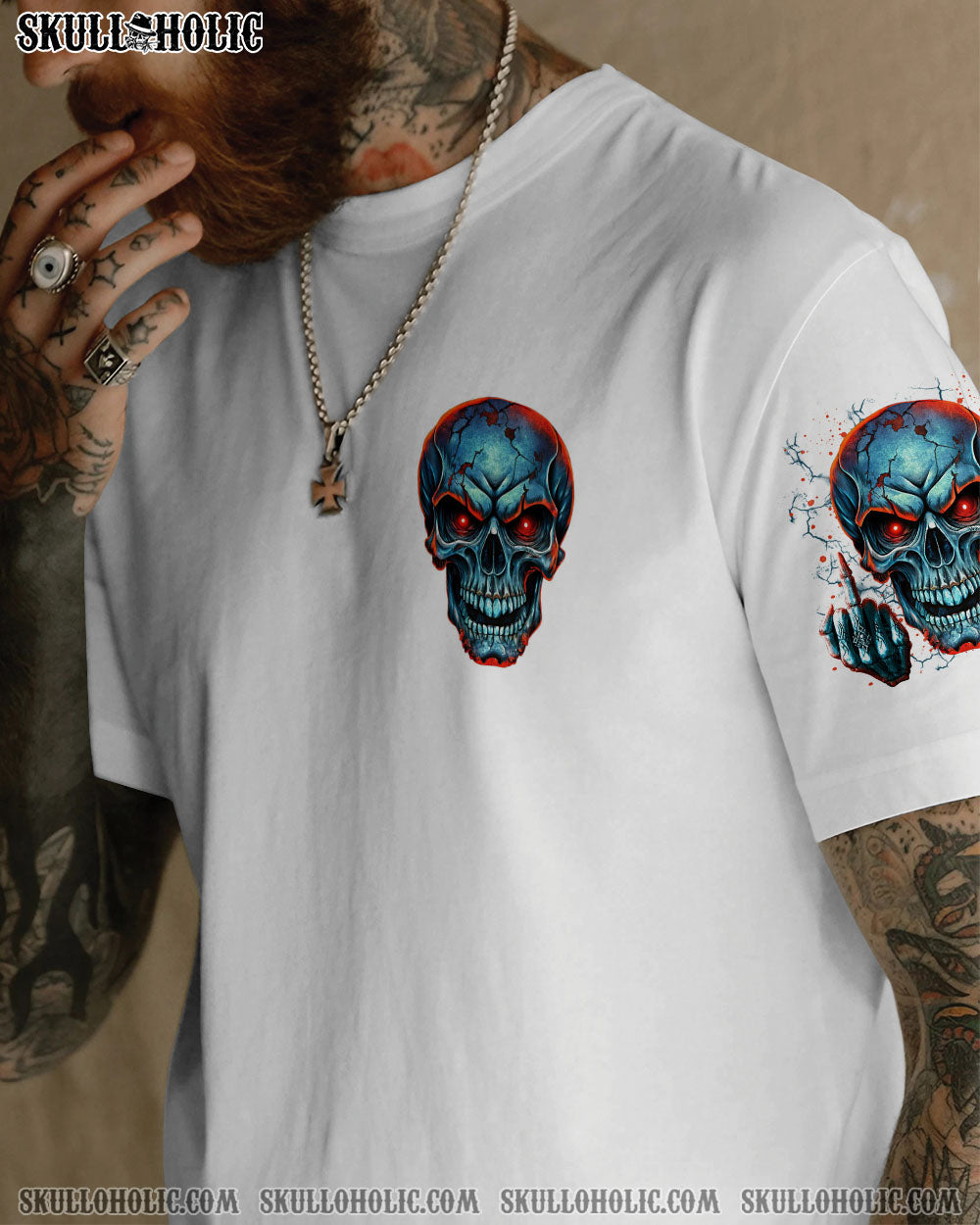 BLISSCORNERS WARNING I'M AN A SKULL ALL OVER PRINT -  TLTR0206251